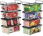 iSPECLE Chest Freezer Organizer - Small Storage Baskets for 7 Cu.Ft, 8 Pack by iSPECLE