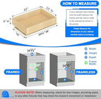 WelFurGeer Soft Close Pull Out Drawers for Cabinets, 32" W x 22" D Pull Out Cabinet Organizer, Smooth Slide-Out Shelves for Kitchen Cabinets, Durable Pullout Drawers for Home & Kitchen Organization - Image 3