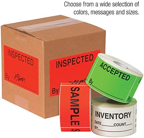Tape Logic Aviditi Tape Logic 3" x 5","Skid_of_" Black/White Sticker, for Shipping, Handling, Packing, and Moving (1 Roll of 500 Labels) - Image 3