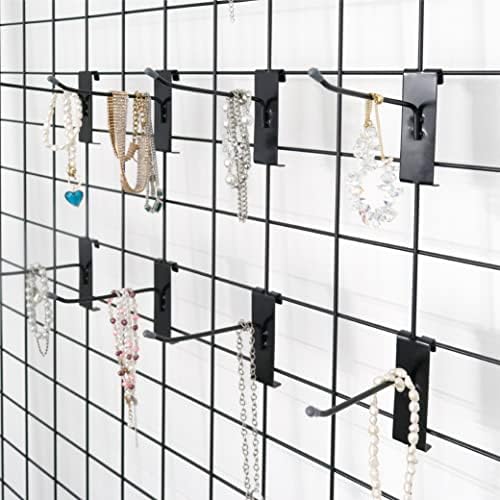 HUHOLE 50 Pack 2 Inch Black Gridwall Hooks Metal Display Hangers - Image 6