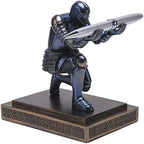 Knight Pen Holder Desk Organizers and Accessories as Gift Blue - Image 2