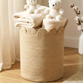 LemonRoad Round Woven Basket Brown, 15" L X 15" W X 20" H by Unknown