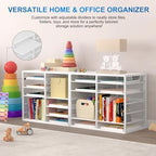 Mail Sorter for Desk, Countertop Literature Organizer, Student Mailbox for Classroom, Desktop Bill Paper Holder Rack for Office Home School, 12 Compartments, White - Image 5