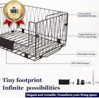 4 PACK XXL Stackable Wire Baskets for Pantry Organization and Storage - Image 4