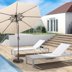 Patio Umbrella Stand - 31 lbs 18.9" Heavy Duty Outdoor Umbrella Base Stand, Market Umbrella Holder for Garden, Backyard, Pool, Beach, No Water or Sand Required, Round Bronze - Image 6