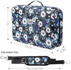 YOUSHARES Big Capacity Colored Pencil Case - 480 Slots large Pen Case Organizer with Multilayer Holder for Prismacolor Colored Pencils & Gel Pen (Silver Lotus) - Image 2