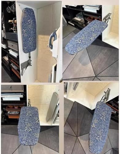 Side Mount Ironing Board,Wall-Mounted Ironing Table,for Closet Laundry Rooms Apartment Wardrobes Sewing Rooms(Color 2) - Image 6