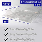 File Organizers - Letter Size, Stackable Trays for Desk - for Office Files, Mail, Documents - 48 Pack - Image 4