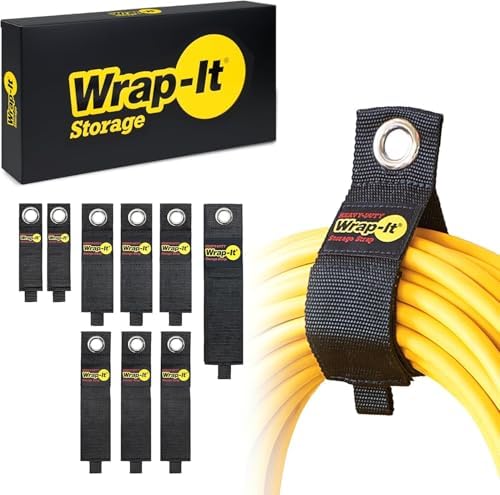 Heavy-Duty Wrap-It Storage Straps, Assorted 9 Pack by Wrap-ItStorage