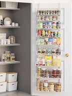 9-Tier Over Door Pantry Organizer, Metal Hanging Storage for Kitchen by Unknown