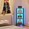 TUTOTAK Corner Shelf, 4-Tier Corner Bookshelf for Small Space by ChoosetutotakFurnitureBuildYourCozyHome
