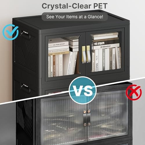 UAMFURI Stackable Storage Bins with Lids,180QT Extra Large Storage Cabinet - Image 3