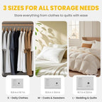 24 Pack Vacuum Storage Bags with Electric Pump, Type-C Rechargeable Portable Vacuum Seal Bags for Clothes, Travel Space Saver Bags for Luggage, Closet, Bedding & Home Storage, White - Image 4