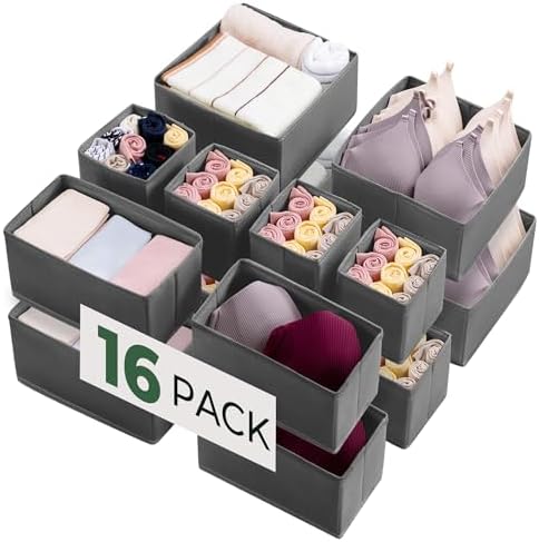 Kootek 16 Pack Drawer Organizer Clothes Dresser Organizers for Clothing by Kootek