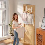 BAKON Over The Door Hanger Folding Clothes Drying Rack for Hanging Clothes - Image 5