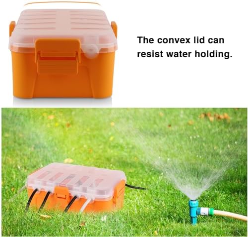 Flemoon Large IP54 Waterproof Outdoor Electrical Box with Transparent Lid - Image 6
