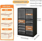 Literature Organizer, Classroom Mailbox w/22 PP Drawers - Image 2
