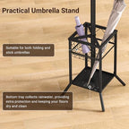 ELYKEN Coat Rack Freestanding, Metal Coat Rack with Umbrella Holder - Image 4
