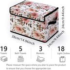 Stackable Clothes Storage Bins with Lids 3 Pack - Image 2