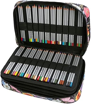 Lbxgap 300 Slots Colored Pencil Case w/Handle & Shoulder Strap - Image 4