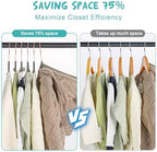 50 Pack Velvet Baby Clothes Hangers, Grey, Non-Slip, Space-Saving - Image 5