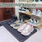Rubber Boot Tray Shoes Tray for Entryway Multipurpose Boot Mat Trays with Raised Edge Indoor Outdoor Boots Mat for Shoes 27.5x16 Inches (2 Pack) - Image 2