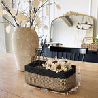 Goodpick 3Pack Wicker Storage Baskets for Closet, 11 x 7 x 4.5 - Image 3