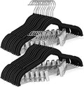 HOUSE DAY Skirt Hangers 24 Pack, Velvet Pants Hangers with Adjustable Clips by HOUSEDAY