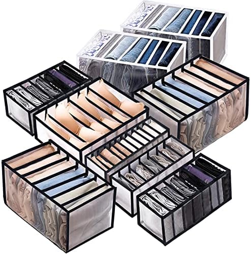 9 Pack Wardrobe Clothes Organizer for Drawers, Underwear Storage Organizer by ULENDIS