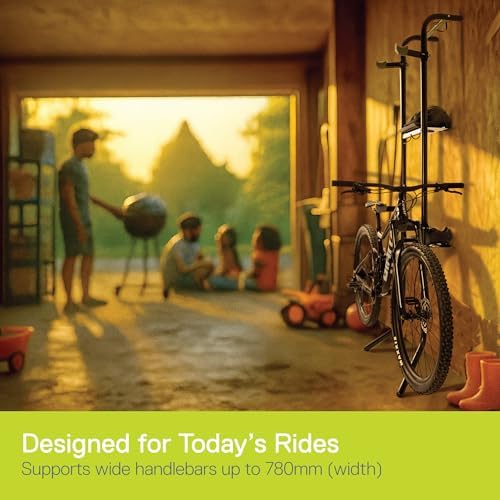 Delta Cycle DeltaGravity Connect 2 Bike Storage Rack - Gravity Fully Adjustable Bike Storage Garage For Road, MTB, and Hybrid Bicycles - Vertical Bike Rack Holds Up To 200 lbs - Image 4