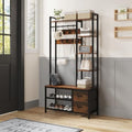 LUMTOK Hall Tree with Bench & Shoes Storage,Entryway Coat Rack with Drawers by LUMTOK