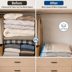 XXL Jumbo Vacuum Storage Bags, for Blanket, Bedding, Comforters - Image 3