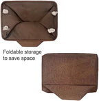 WarmHome Fabric Storage Bin Shelf Basket for Home, Closet(Brown-3 Pack, 13.8L9.8W6.7H) - Image 7