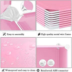 AWTATOS 12 Cube Storage Organizer, Closet Organizers Storage Shelves, Pink - Image 6