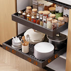 Pull Out Cabinet Organizer, 21"Deep Slide Out Drawers for Kitchen Cabinets by OneDream
