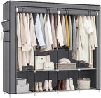 SONGMICS Portable Closet with Cover, 4 Hanging Rods and Shelves by SONGMICSbySONGMICSHOME