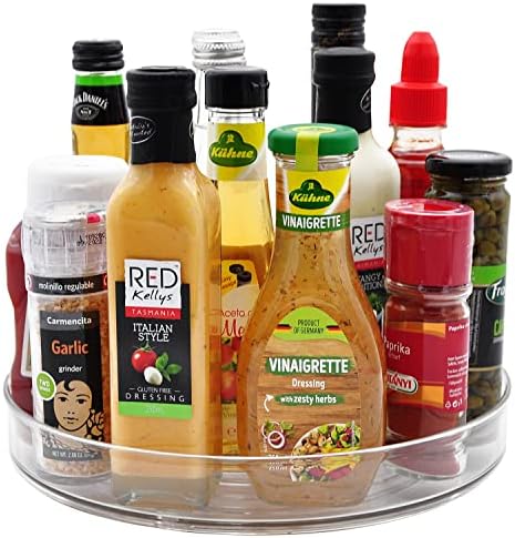 Amolliar Lazy Susan Organizer, 11" 4 Pack, Turntable Organizer for Cabinet - Image 2