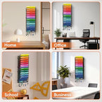 13-Tier Wall File Organizer with Hook, Hanging File Organizer Black - Image 5