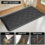 Azadx Heavy Duty Boot Trays Natural Rubber Shoe Mat Tray for Entryway - Image 4