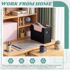 Qeeenar 2 Pcs Hanging File Box with 10 Pcs Morandi Hanging File Folders - Image 7