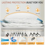 8 XXL Jumbo Vacuum Storage Bags for Bedding, Space Saver with Hand Pump - Image 4