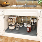 TigeJoy Under Sink Mats for Kitchen Waterproof 25" x 22", Cabinet Liner - Image 3