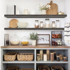 QEEIG Extra Long Floating Shelves for Wall (Grey, Set of 2, 47.2") - Image 2
