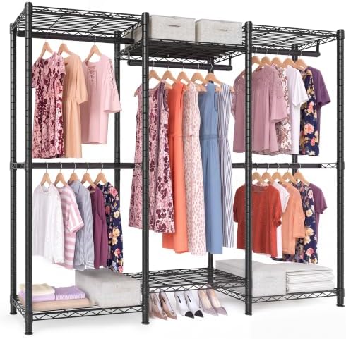 SONGMICS Closet Organizers and Storage, Clothes Rack with Shelves by SONGMICSbySONGMICSHOME
