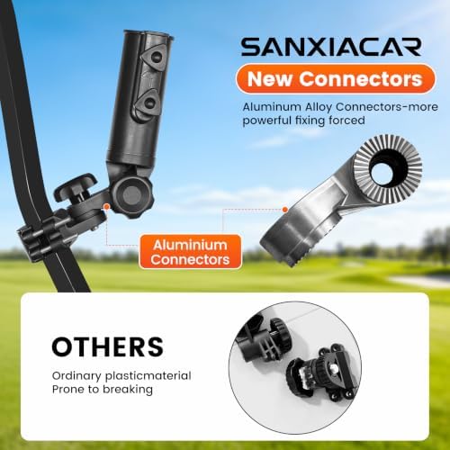 Upgraded Heavy Duty Universal Golf Push Cart Umbrella Holder - Image 4