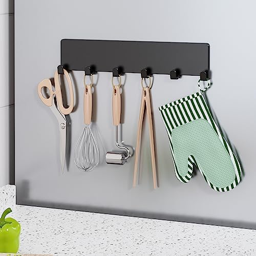 Mystozer Metal Magnetic Spice Rack for Refrigerator Black, 5 Pack - Image 2