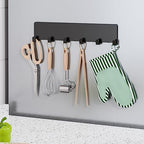 Mystozer Metal Magnetic Spice Rack for Refrigerator Black, 5 Pack - Image 2