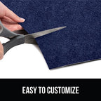 GORILLA GRIP LeakGuard Under Sink Mat for Kitchen Cabinet, 24x60 Navy - Image 5