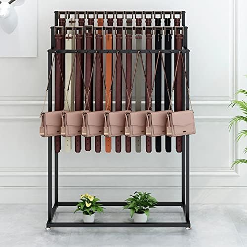 Floor Mounted Metal Belt Hanger Scarf Rack for Retail (100X40X150CM) - Image 3