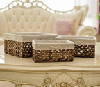 KINGWILLOW Wicker Basket Set of 3 with Removable Liner - Image 3